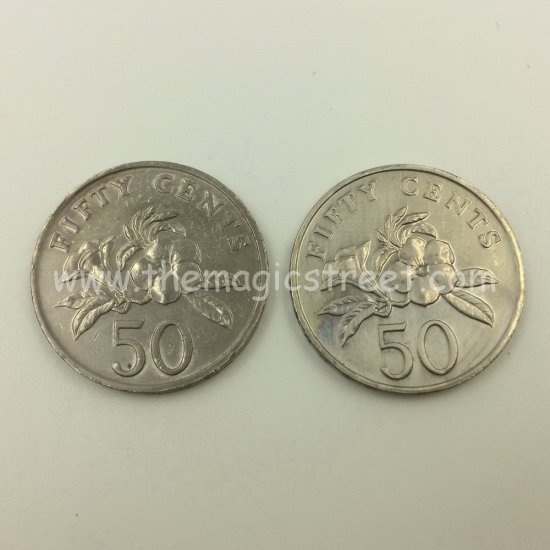 (image for) Double Side 50 Cent Singapore (Heads) - Click Image to Close
