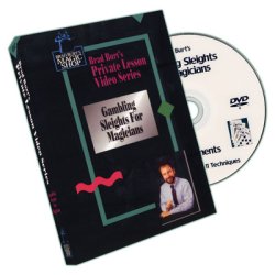 (image for) Gambling Sleights For Magicians by Brad Burt - DVD