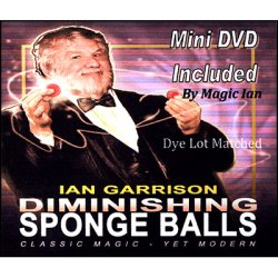 (image for) Diminishing Sponge Balls (Balls and DVD) by Ian Garrison - DVD