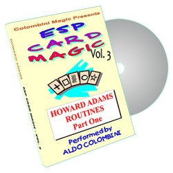 (image for) ESP Card Magic (Howard Adams Routines Part 1) Vol. 3 by Aldo Colombini - DVD