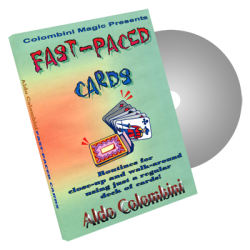 (image for) Fast-Paced Cards by Wild-Colombini Magic - DVD