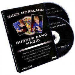 (image for) Rubber Band Magic (2 DVD Set) by Greg Moreland - DVD