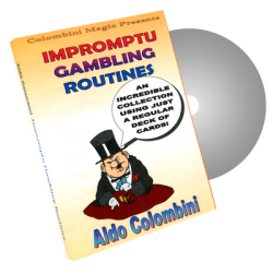 (image for) Impromptu Gambling Routines by Wild-Colombini Magic - DVD