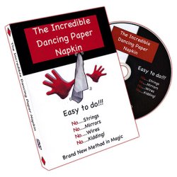 (image for) Incredible Dancing Paper Napkin by Scott Francis and David Allen - DVD