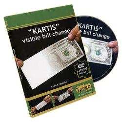 (image for) The Kartis Visible Bill Change ( V0006 ) (DVD and Gimmick) by Tango Magic and Kartis