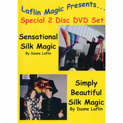 (image for) Sensational Silk Magic And Simply Beautiful Silk Magic by Duane Laflin Video DOWNLOAD