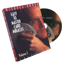 (image for) Easy to Master Card Miracles Volume 2 (DVD and Gimmicks) by Michael Ammar - DVD