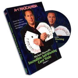 (image for) Incredible Self Working Card Tricks Volume 1 by Michael Maxwell - DVD