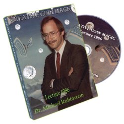 (image for) Creative Coin Magic - 1986 Lecture by Dr. Michael Rubinstein - DVD