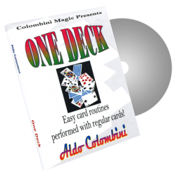 (image for) One Deck by Wild-Colombini Magic - DVD