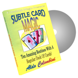 (image for) Subtle Card Magic by Wild-Colombini Magic - DVD