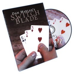 (image for) Switchblade (Blue Back Bicycle, Gimmick and DVD) by Dan Harlan - DVD