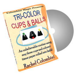 (image for) Tri-Color Cups & Balls by Wild-Colombini Magic - DVD