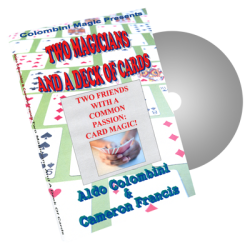 (image for) Two Magicians and A Deck of Cards by Wild-Colombini Magic - DVD