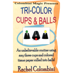 (image for) Tri-Color Cups & Balls by Wild-Colombini Magic - video DOWNLOAD