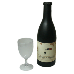 (image for) Electronic Airborne (Bottle and Stemmed Glass magnetic) - Trick