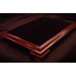 (image for) Elite Table Mahogany with Black Velvet (Small) by Subdivided Studios - Trick