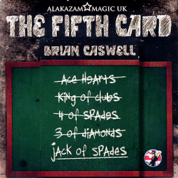 (image for) The Fifth Card (DVD and Gimmicks) by Brian Caswell & Alakazam Magic - Trick