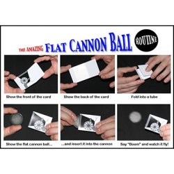 (image for) Flat Cannon Ball by Chazpro Magic Co. - Trick
