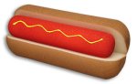 (image for) Foam Hot Dog & Bun