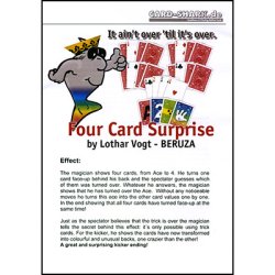 (image for) Four Card Surprise by Lothar Vogt - Trick