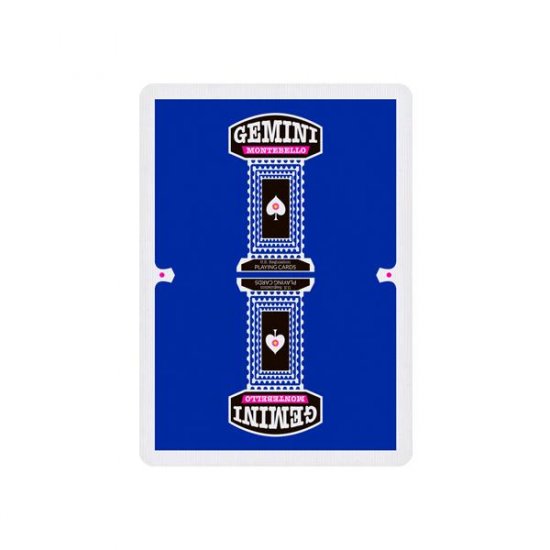 (image for) Gemini Casino Blue Playing Cards - Click Image to Close