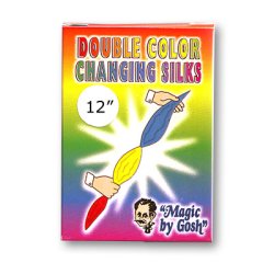 (image for) Double Color Changing Silk 12 inch by Gosh - Trick