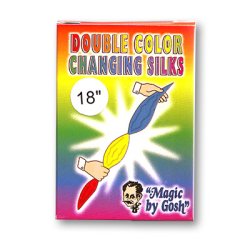 (image for) Double Color Changing Silk 18 inch by Gosh - Trick