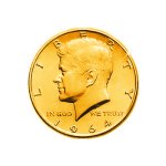 (image for) Gold Plated half Dollar
