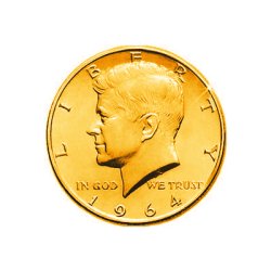 (image for) Gold Plated half Dollar