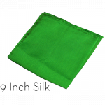 (image for) Silk 9 inch (Green) Magic by Gosh - Trick