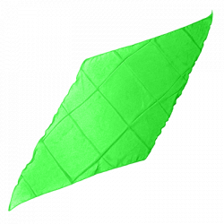 (image for) Diamond Cut Silk 36 inch (GREEN) by Magic by Gosh - Trick
