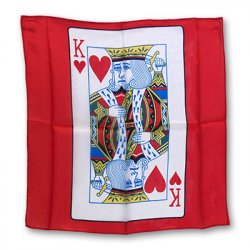 (image for) Silk 18 inch King of Hearts Card from Magic by Gosh - Trick