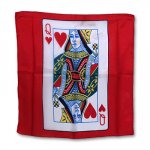 (image for) Silk 18 inch Queen of Heart Card from Magic by Gosh - Trick