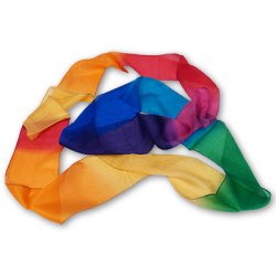 (image for) Multicolor Silk Streamer 4 inch by 9 feet from Magic by Gosh - Trick