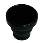 (image for) Harmonica Chop Cup Black (Silicon) by Leo Smetsers - Trick