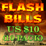 (image for) Flash Bill Ten Pack ($10.00) - Trick