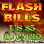 (image for) Flash Bill Ten Pack ($5.00) - Trick