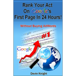 (image for) How To Rank Your Act on Google by Devin Knight - Book