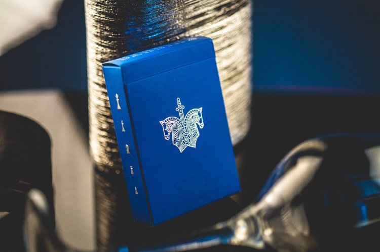 (image for) Knights Blue Playing Cards by Ellusionist - Click Image to Close