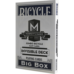 (image for) Jumbo Invisible Deck Bicycle (Blue) - Trick