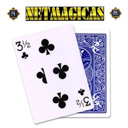 (image for) Jumbo (BLUE) 3-1/2 of Clubs by Netmagicas - Trick
