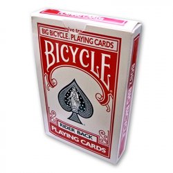 (image for) Jumbo Rising Card (Red Bicycle) - TRICK