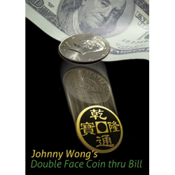 (image for) Double Face Coin Thru Bill by Johnny Wong - Trick