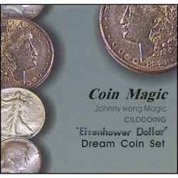 (image for) Dream Coin Set EISENHOWER (with DVD) by Johnny Wong - Trick