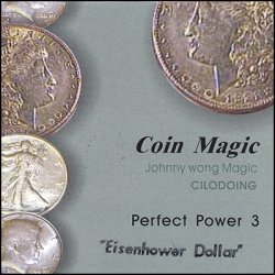(image for) Perfect Power Eisenhower Dollar by Johnny Wong - Trick