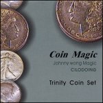 (image for) Trinity Coin Set (with DVD) by Johnny Wong - Trick