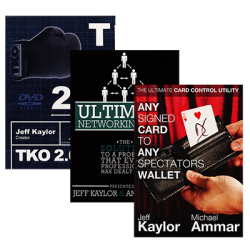(image for) The Jeff Kaylor Sampler Pack (Includes Any Card to Any Spectator's Wallet - Black, TKO2.0, and The Ultimate Networking Tool) - Trick