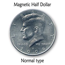 (image for) Magnetic US Half Dollar (NORMAL) by Kreis Magic - Trick