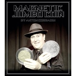 (image for) Magnetic Jumbo Coin With DVD (US Half Dollar) by Anton Corradin - Trick